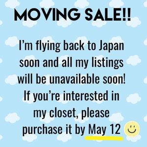 ⚠️Moving sale⚠️